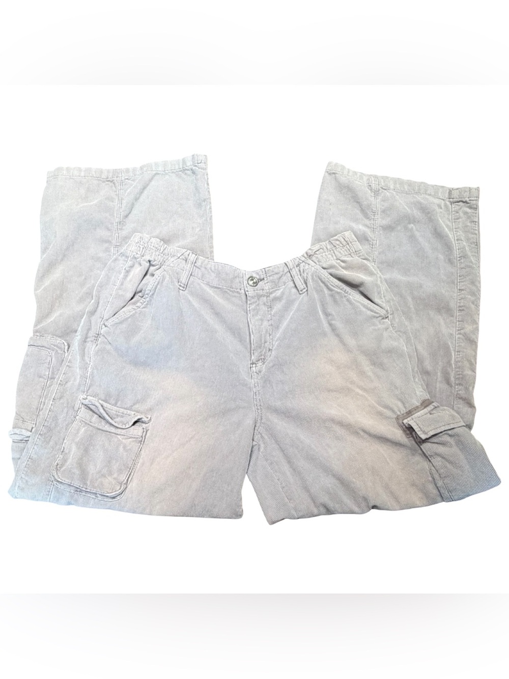 BDG Urban Outfitters Corduroy Cargo Pants XL Wide Leg Beige Y2K